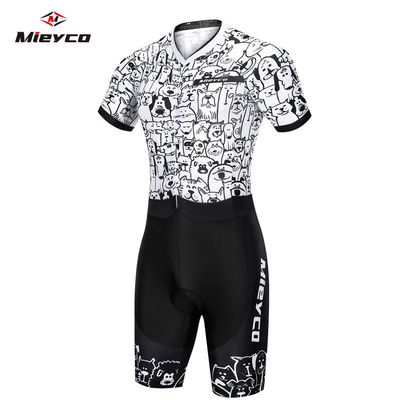 Cycling Gear Jersey - Erkek & Kadın Kısa Kollu Triatlon