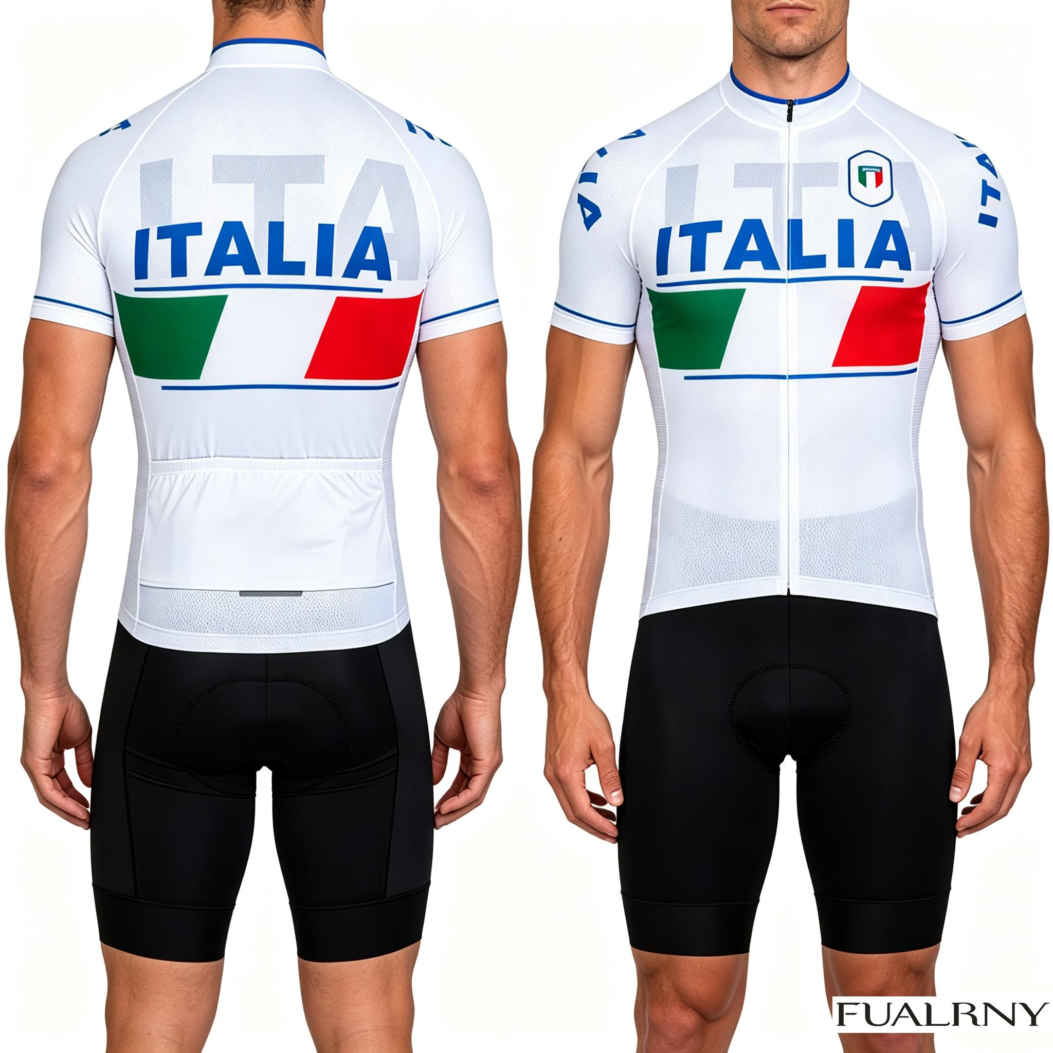 Cycling Bib Shorts - ITALIA Yaz Bisiklet Forması Seti Maillot