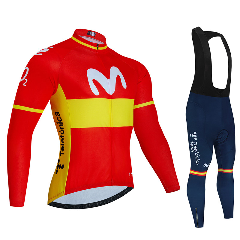 İspanya Movistar Sonbahar Uzun - Cycling Gear Brands incelemesi ve fiyatı